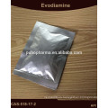 Natural y alta calidad Evodiamine / evodiamine y polvo de Evodiamine / CAS No.: 518-17-2 Evodiamine natural con la pureza el 98%